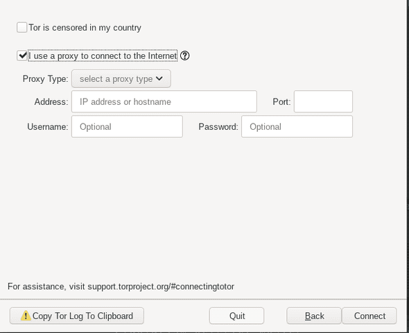 Tor-connect-proxy-option